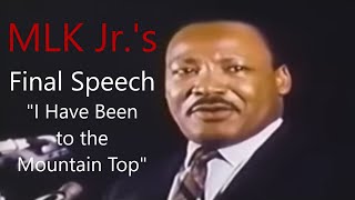 MLK Jr s Final Speech [upl. by Bindman590]