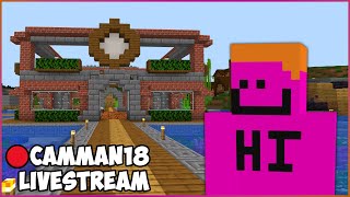 JOINING RANDOM MINECRAFT REALMS camman18 Full Twitch VOD [upl. by Nadbus]