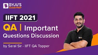 IIFT 2021 Quant Answer Key  IIFT 2021 Paper Detailed Solutions  Saral Nashier  Gradeup [upl. by Rednave362]