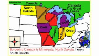 Midwestern United States Geography Song amp Video Rocking the World [upl. by Alusru]