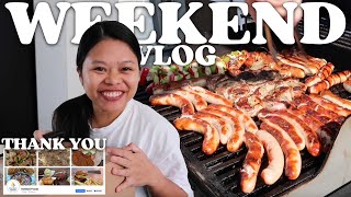 weekend vlog ⎯ MAY NAGPADALA NA NAMAN NG FOOD PACKAGE DINNER WITH FRIENDS  HAUL  FAMILY LUNCH❤️ [upl. by Elfrieda]