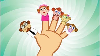 Fingers Family  Apprendre langlais 15 Minutes de Comptines Anglaises avec les Ptits zAmis [upl. by Ranna]