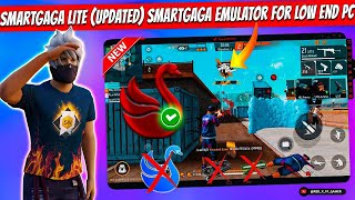 Best SmartGaGa 💻 Version For Free Fire  New SMART x RED X FF Best Emulator 💻 [upl. by Rediah]