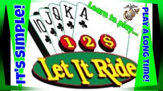 Master Let it Ride Easy Gameplay Tips amp Simulated Action  Learn to Play Now [upl. by Marabel432]