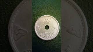 NORGE Silver coin 50 ORE 1926 [upl. by Tolland]