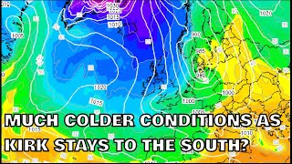 Much Colder Conditions as Kirk Stays to the South 6th October 2024 [upl. by Torrance358]