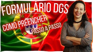 DGS  Como preencher o FORMULÁRIO DGS  Passo a passo do Cartão de Localização de Passageiro [upl. by Swane]