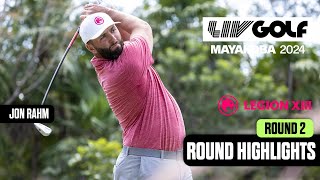 Highlights Rahm shares 2nd after 67  LIV Golf Mayakoba [upl. by Fabien337]