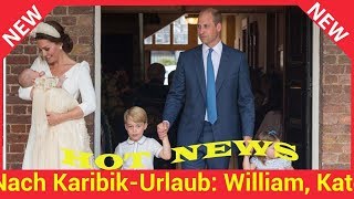 Nach KaribikUrlaub William Kate amp Kids relaxen in England [upl. by Nageek]