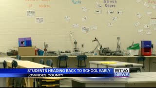 Modified schedule has Lowndes County students back in the classroom early [upl. by Adnhoj]