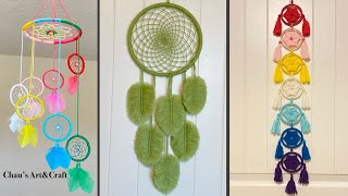 3 DIY Dreamcatcher  Wall Hanging Craft Ideas  Home decor  Woolen Craft [upl. by Lietman]