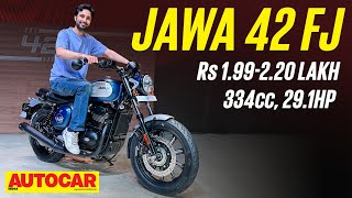 Jawa 42 FJ  Price engine features and more details  Walkaround  Autocar India [upl. by Pansir100]