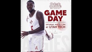 NMSU at Utah Tech Mens Basketball 2024 [upl. by Chapland693]