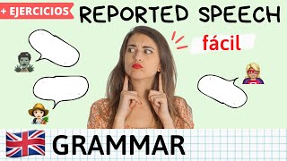 REPORTED SPEECH en inglés  Explicación con ejemplos fácil [upl. by Grosmark796]