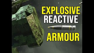 Reactive Armour Defeats Railgun  Space Engineers [upl. by Loggins]