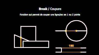 Autocad Coupure et prolongement [upl. by Karie882]