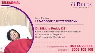 Uterine Bleeding amp Severe Anemia underwent LaparoscopicHysterectomy at KIMS Cuddles Gachibowli [upl. by Karalee890]