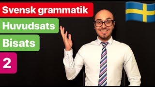 Huvudsats  bisats 2  svenska persiska  گرامرزبان سوئدی [upl. by Araas]