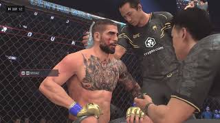 UFC 5 RANKED MATCH CRAZIEST COMEBACK [upl. by Aerdnak93]