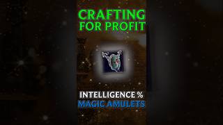 Crafting for Profit  Intelligence  Amulets pathofexile poe pathofexileguides gaming [upl. by Vasti]