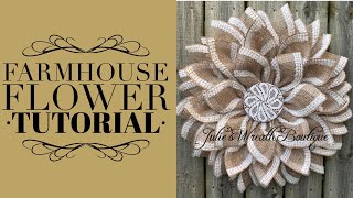 How to Make a Wreath  Make a Wreath  DIY Wreath Tutorial  How to Make a Flower Wreath  Fall [upl. by Phiona]