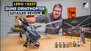 LEGO Icons  Technic  Perfection  10327 Dune Atreides Royal Ornithopter detailed building review [upl. by Bidget]