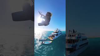 This is how to start Kitesurfing the crazy way 😱🤯 [upl. by Susette234]