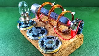 Electricity Free Energy Generator With DC Motor New Technology Idea 2018 [upl. by Michaella]