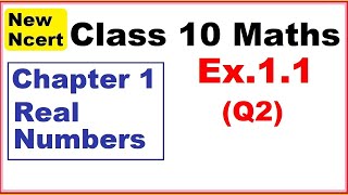 Class 10 Maths  Ex11 Q2  Chapter 1   Real Numbers  New NCERT [upl. by Ajar]