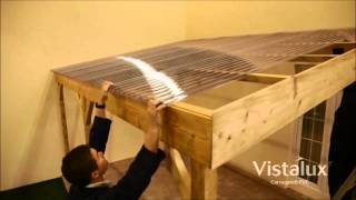 How to Install Vistalux Corrugated Sheet Roofing [upl. by Rusel]