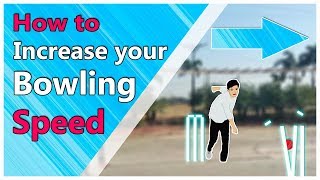 how to increase bowling speed  bowling technique  Cricket [upl. by Ezzo]