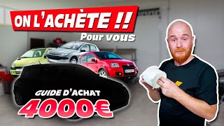 GUIDE DACHAT Quelle voiture acheter pour rouler PAS CHER On l’a achetée [upl. by Sholem493]