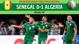 SENEGAL 01 ALGERIA  Youcef Belailis goal wins the group for Algeria [upl. by Naiva]