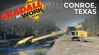 Gradall At Work Conroe Texas [upl. by Lawan]