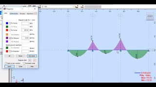 Robot Structural Analysis Beam Analysis [upl. by Thecla335]