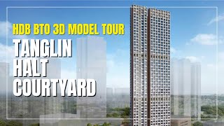 Visiting Singapores FUTURISTIC BTO Housing 3D Model Tour  Tanglin Halt Courtyard  Feb 2024 [upl. by Penoyer]