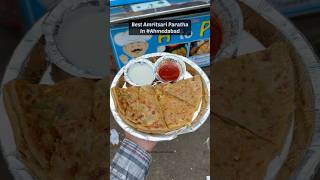 Amritsari Paratha in Ahmedabad ahmedabad paratha streetfood ahmedabadstreetfood [upl. by Kerin512]