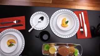 Corelle  City Block 16 Piece Dinnerware Set [upl. by Idhem]