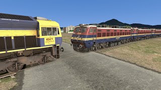 LKO WDG4D COUPLING NEW LAUNCHED VIJAYWADA WAP 4  TRAIN SIMULATOR 2024 [upl. by Kosel]