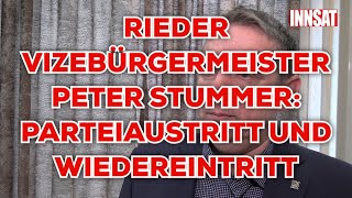 Peter Stummer Parteiaustritt und Wiedereintritt [upl. by Farman]