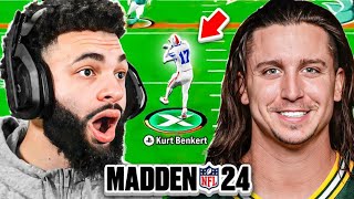 I PLAYED MADDEN WITH A NFL QUARTERBACK AND THIS HAPPENED [upl. by Egbert306]