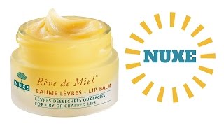 REVIEW SON DƯỠNG NUXE  NUXE RÊVE DE MIEL LIP BALM  Petitemeow257 [upl. by Anizor]