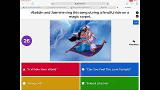 Disney songs Kahoot [upl. by Gniy995]