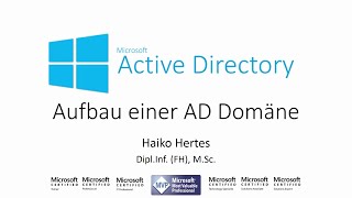 Windows Server 2016 Aufbau einer Active Directory Domäne AD  Ton 20 [upl. by Janel]