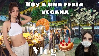 21 min de vlog compro comida vegana en una feria [upl. by Frech177]