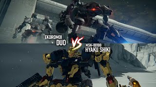 Ekdromoi Duo with Hyaku Shiki Extended Intro Cinematics  AC6 Fires of Rubicon [upl. by Yeh]