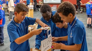 Students build their own version of the Frankston Hospital redevelopment [upl. by Mckeon]