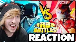 KREEKCRAFT VS TANQR Reaction  Roblox RB Battles [upl. by Arual]