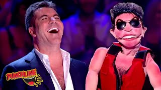 FUNNIEST Ventriloquist Auditions That Made Simon Cowell And The Judges Laugh [upl. by Eniarral]