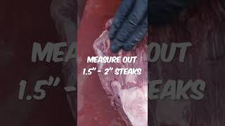 Learn how to slice Picanha Steaks [upl. by God]